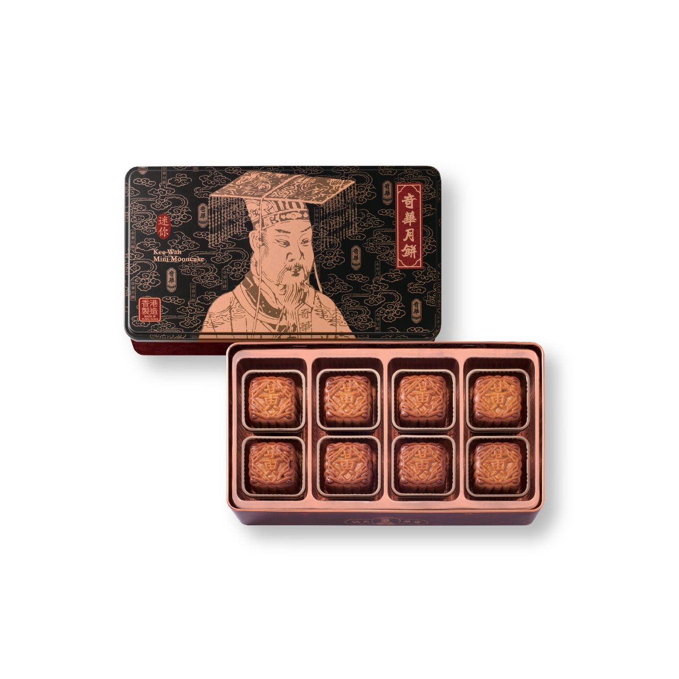 奇華 | 迷你蛋黃金黃蓮蓉月 (8個裝) (實體卷)