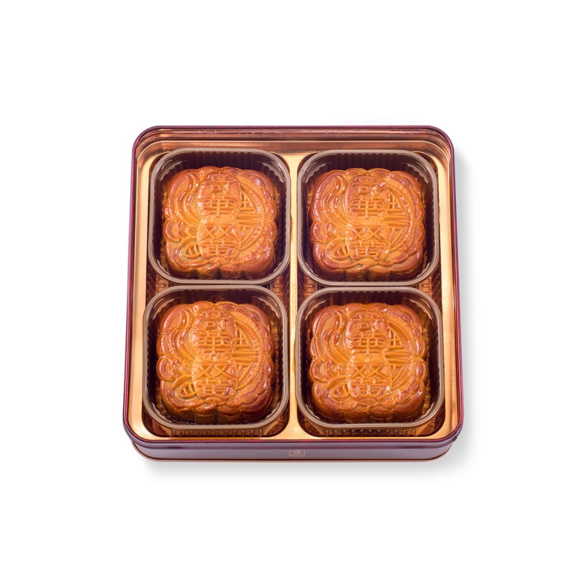 Kee Wah | Golden Lotus Seed Paste Mooncake with Two Yolks (4 pcs) (Physical Coupon)