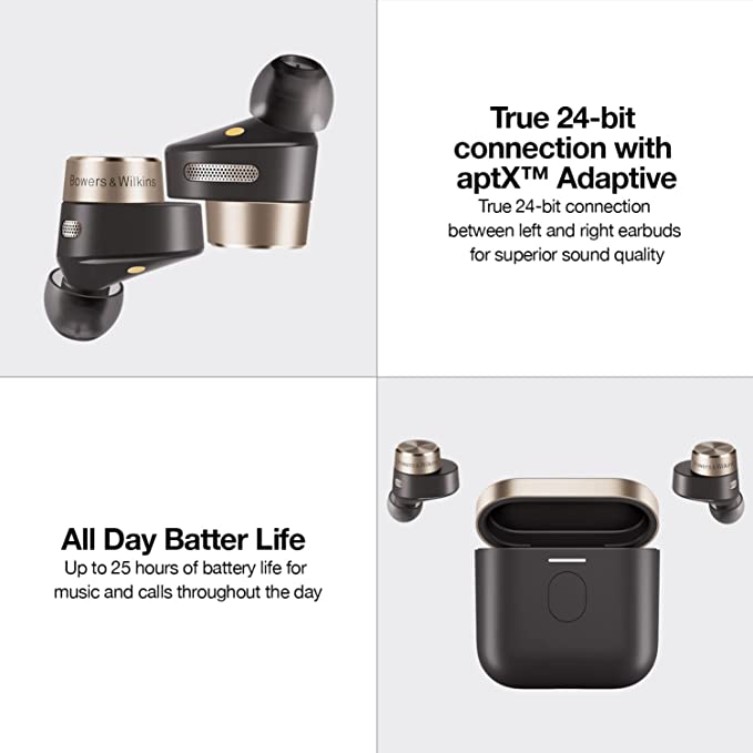 Bowers & Wilkins | PI7 In-ear True Wireless earbuds (Charcoal)