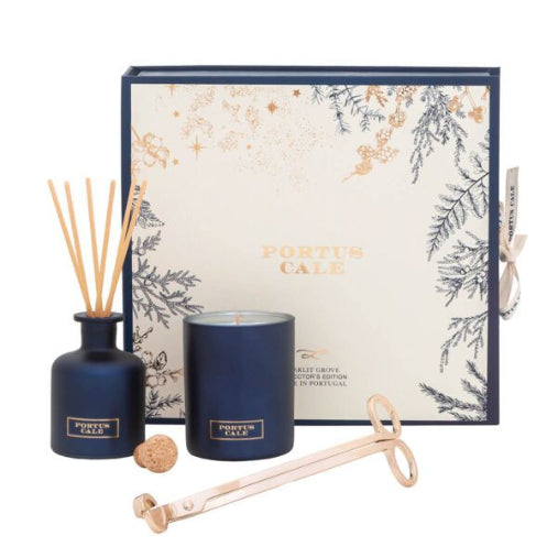 Castelbel|Portus Cale Starlit Grove Gift Set Diffuser, Candle & Candle Trimmer