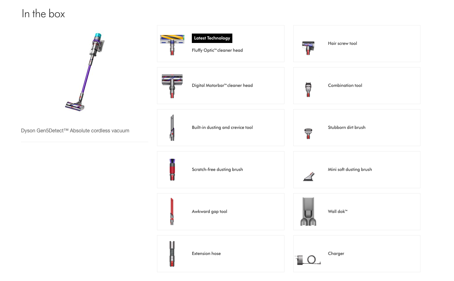 Dyson | Gen5Detect™ Absolute
