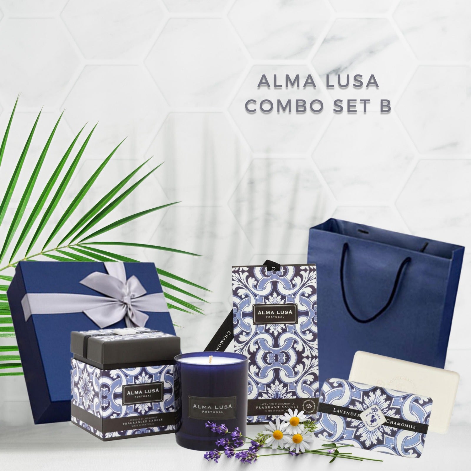 Castelbel｜Alma Lusa Tile Lavender & Chamomile Combo Set B