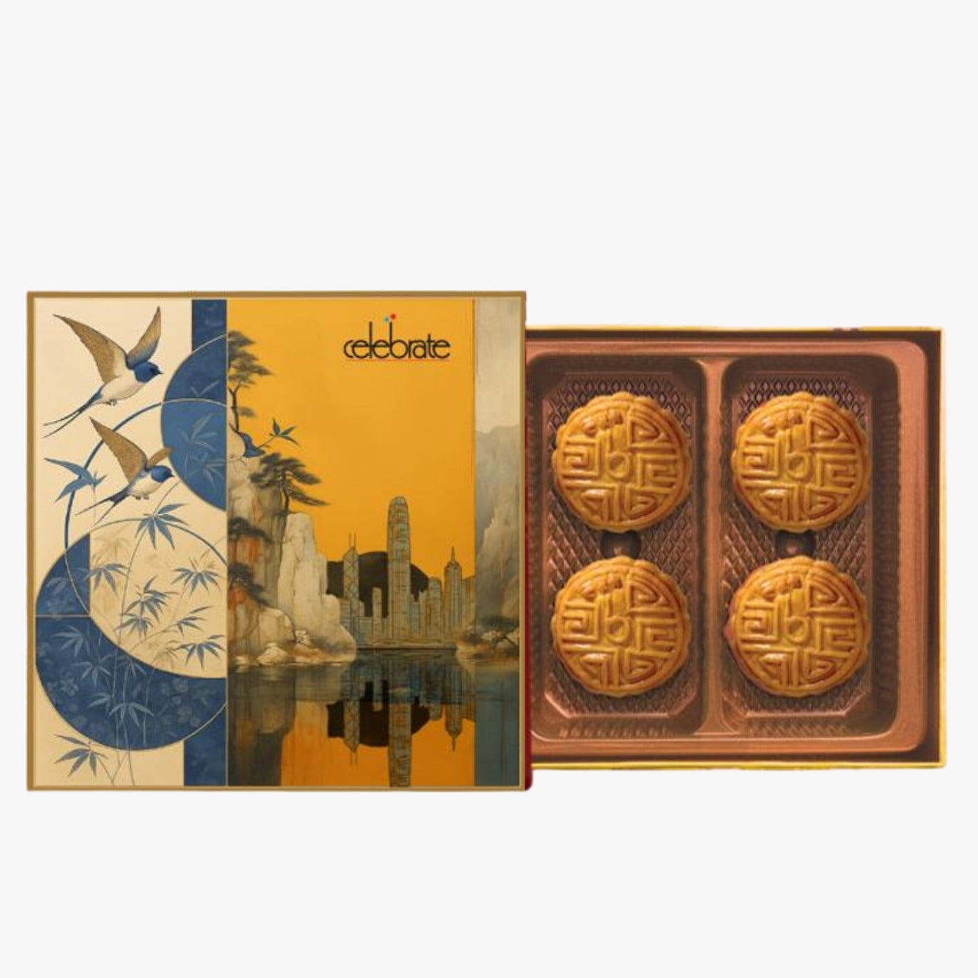 [CEO Offer] Celebrate Club | Celebrate Red Bean Paste Mooncake with Mandarin Peel - 4 pcs (Coupon)