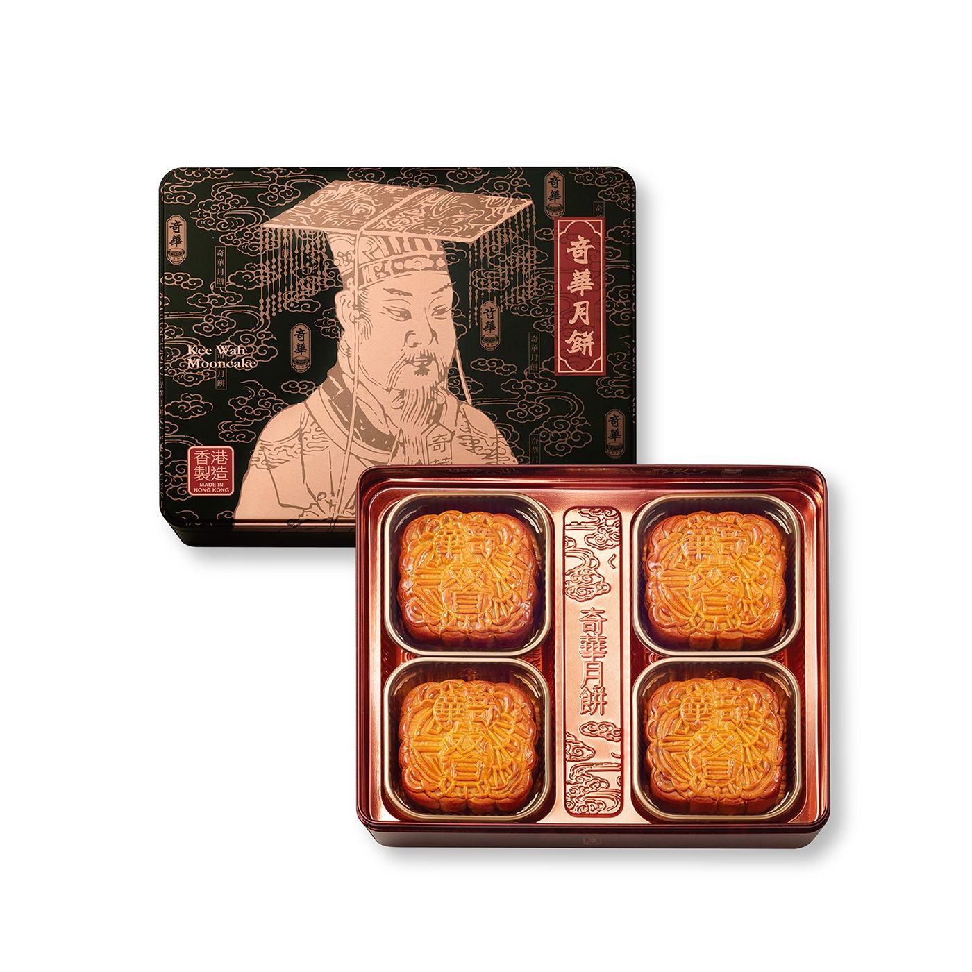 奇華 | 雙黃蓮蓉月-純白蓮蓉 (實體卷)