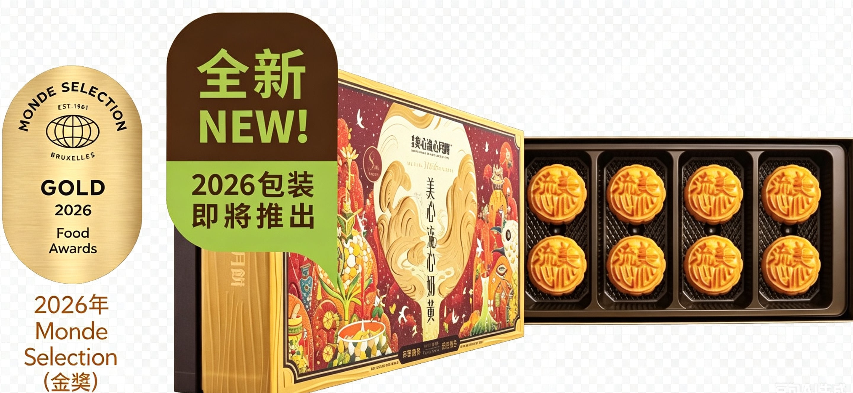 香港美心 | 流心奶黃月餅 (實體卷)