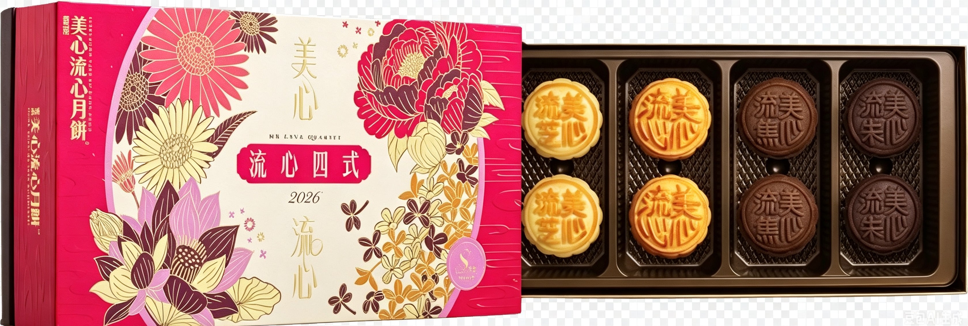 香港美心 | 流心四式月餅 (實體卷)