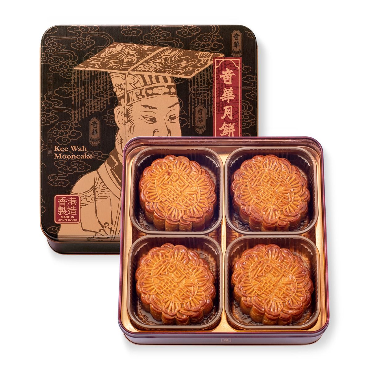 Kee Wah | Chinese Ham Mooncake with Assorted Nuts (4 pcs) (Physical Coupon)