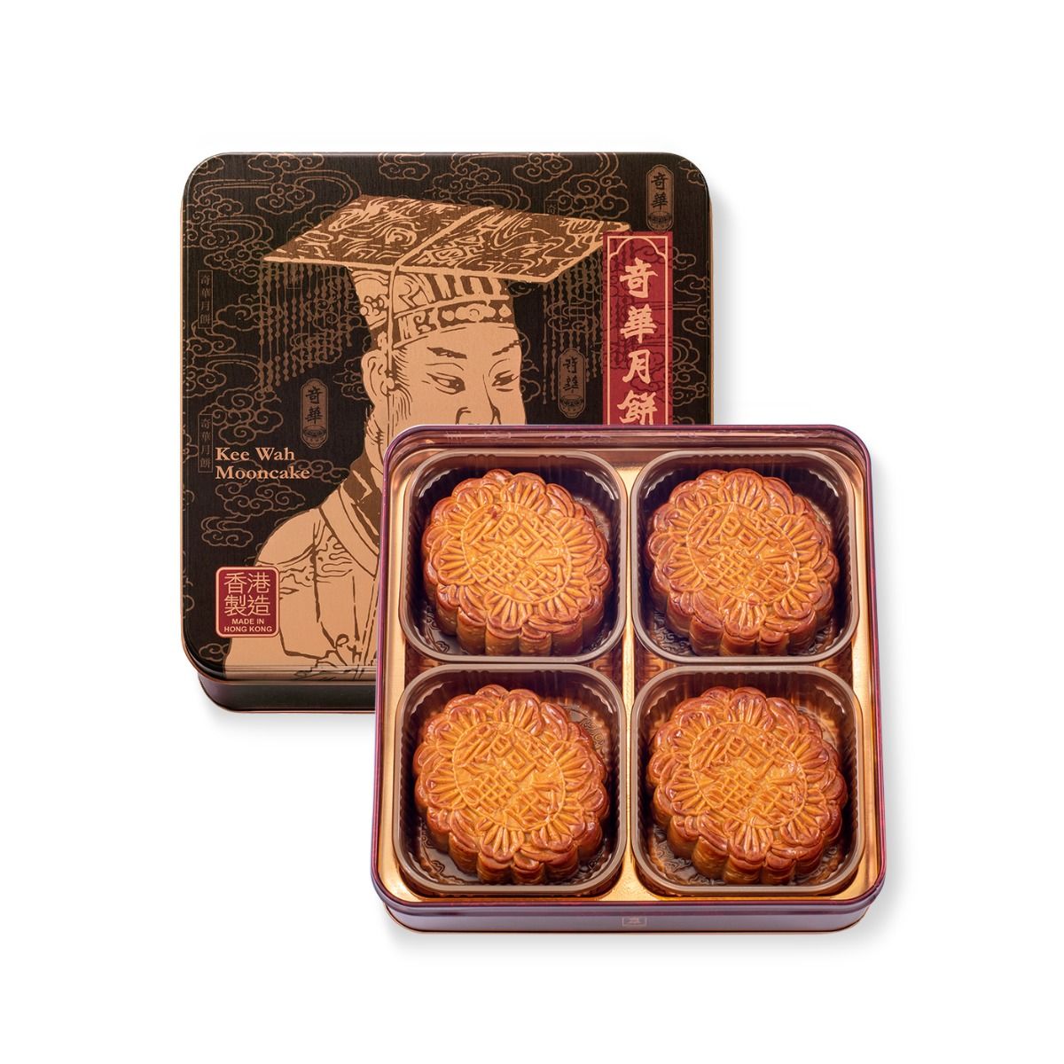 Kee Wah | Chinese Ham Mooncake with Assorted Nuts (4 pcs) (Physical Coupon)