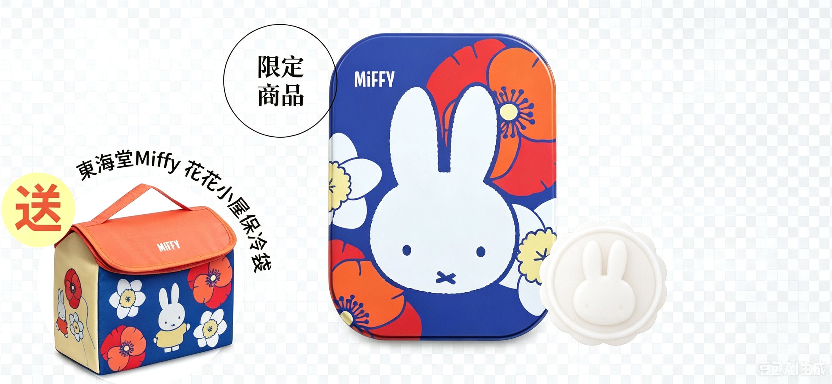 香港美心 | 東海堂Miffy一口冰皮月餅 (實體卷)