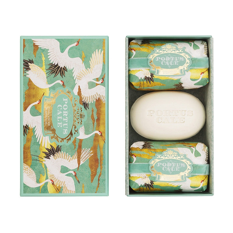 Castelbel｜Portus Cale White Crane Soap Set 150g x3